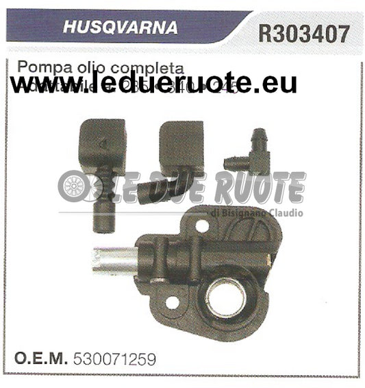 530071259 POMPA OLIO COMPLETA MOTOSEGA HUSQVARNA 235 340 245 ALTA QUALITÀ