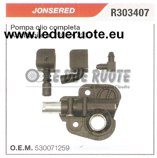 530071259 POMPA OLIO COMPLETA MOTOSEGA JONSERED 2035 2037 ALTA QUALITÀ