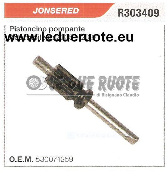 530071259 PISTONCINO POMPANTE POMPA OLIO MOTOSEGA JONSERED 2035 2037 HQ