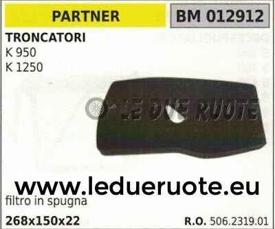 506231901 SPUGNA FILTRO ARIA TRONCATORE TRONCATRICE PARTNER K 950 1250 268x150