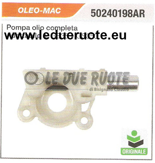 50240198AR POMPA OLIO COMPLETA MOTOSEGA OLEO MAC GS35 GS350 HQ ORIGINALE