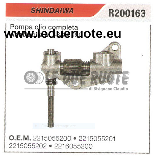 2216055200 POMPA OLIO COMPLETA MOTOSEGA SHINDAIWA 488 490 ALTA QUALITÀ