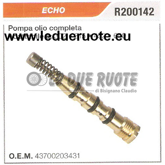 43700203431 POMPA OLIO COMPLETA MOTOSEGA ECHO 302 315 452 650 ALTA QUALITÀ
