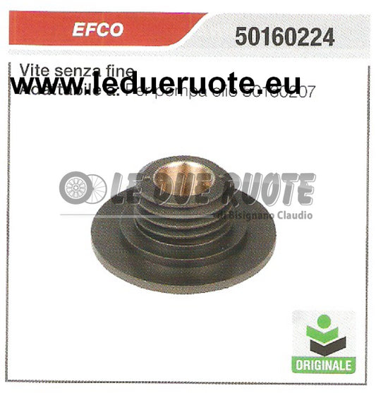 50160224 VITE SENZA FINE POMPA OLIO MOTOSEGA 50160207 EFCO ORIGINALE HQ