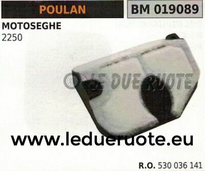 530036141 FILTRO ARIA COMPLETO MOTOSEGA POULAN 2250