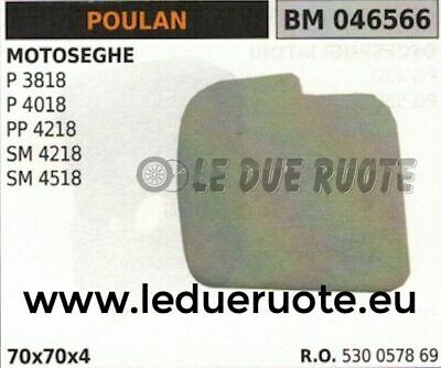 530057869 FILTRO ARIA MOTOSEGA POULAN P 3818 4018 PP4218 SM 4218 4518 70x70x4