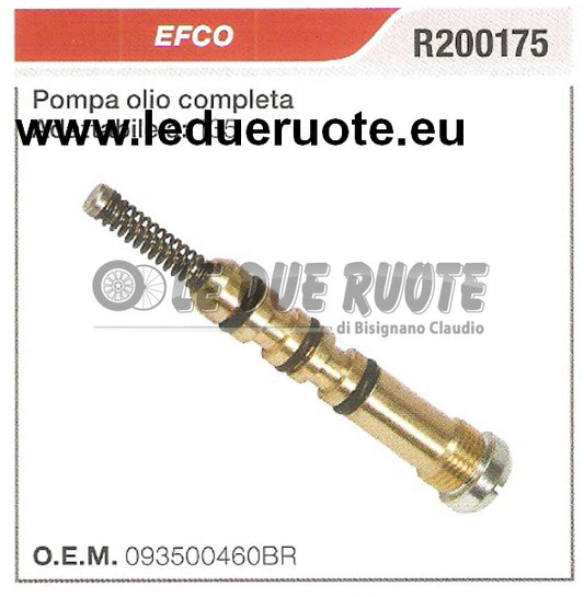 093500460BR POMPA OLIO COMPLETA MOTOSEGA EFCO 135 ALTA QUALITÀ