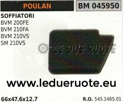 545146501 SPUGNA FILTRO ARIA SOFFIATORE POULAN BVM 200FE 210FA 66x47.6x12.7