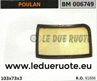 91886 FILTRO ARIA elemento filtrante POULAN 103x73x3