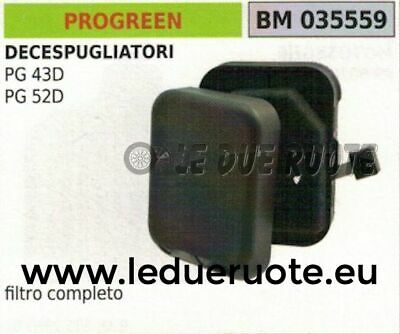 FILTRO ARIA COMPLETO DECESPUGLIATORE PROGREEN GREENCUT PG 43D 52D