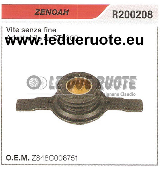 Z848C006751 VITE SENZA FINE POMPA OLIO MOTOSEGA ZENOAH GT2000 ALTA QUALITÀ