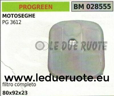 FILTRO ARIA COMPLETO MOTOSEGA PROGREEN PG 3612 80x92x23