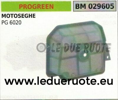 FILTRO ARIA elemento filtrante COMPLETO MOTOSEGA PROGREEN PG 6020