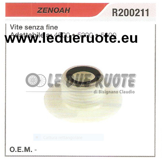 R200211 VITE SENZA FINE POMPA OLIO MOTOSEGA ZENOAH 4500 5200 5800 ALTA QUALITÀ