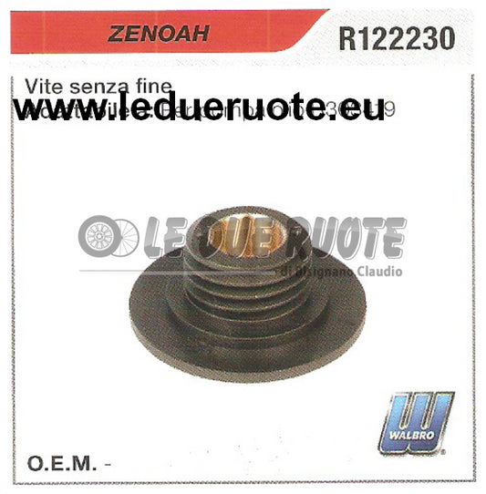 R122230 VITE SENZA FINE POMPA OLIO MOTOSEGA ZENOAH R303419 ALTA QUALITÀ