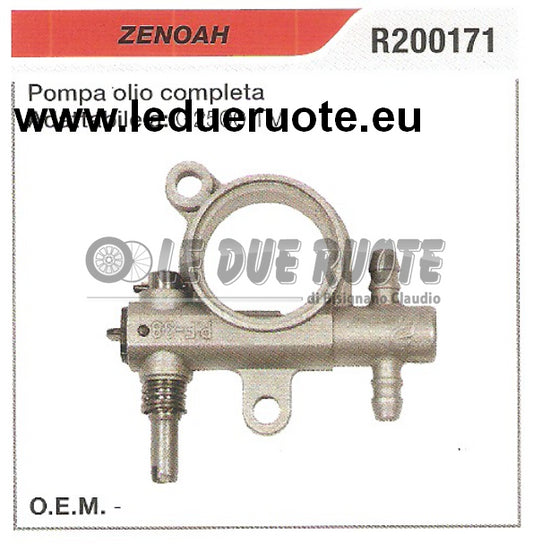 R200171 POMPA OLIO COMPLETA MOTOSEGA ZENOAH G2500 TV ALTA QUALITÀ