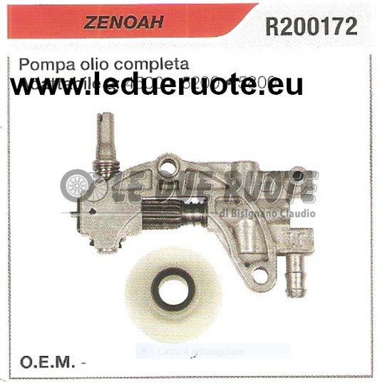 R200172 POMPA OLIO COMPLETA MOTOSEGA ZENOAH 4500 5200 5800 ALTA QUALITÀ