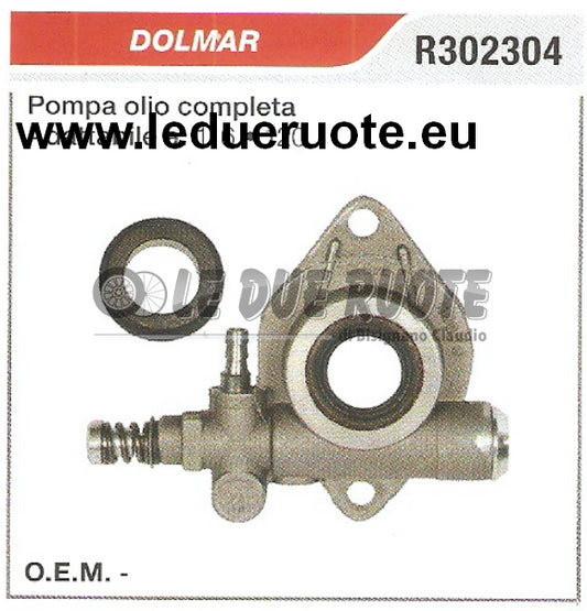 R302304 POMPA OLIO COMPLETA MOTOSEGA DOLMAR 116 120 ALTA QUALITÀ