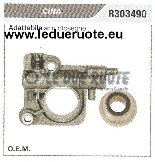 R303490 POMPA OLIO COMPLETA MOTOSEGA CINESE ALTA QUALITÀ