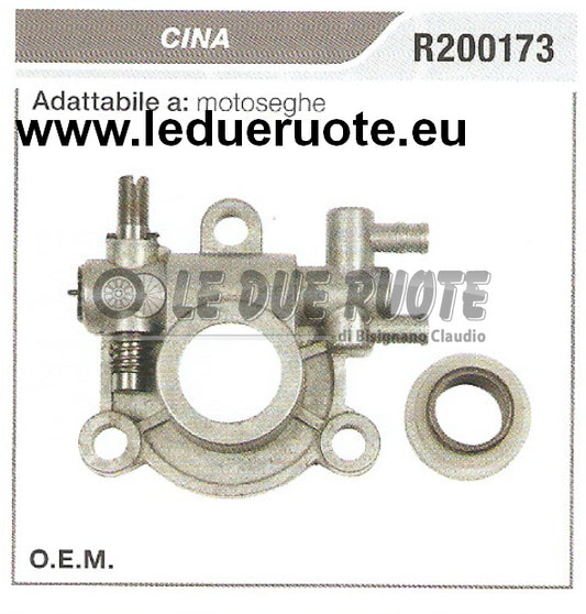 R200173 POMPA OLIO COMPLETA MOTOSEGA CINESE ALTA QUALITÀ