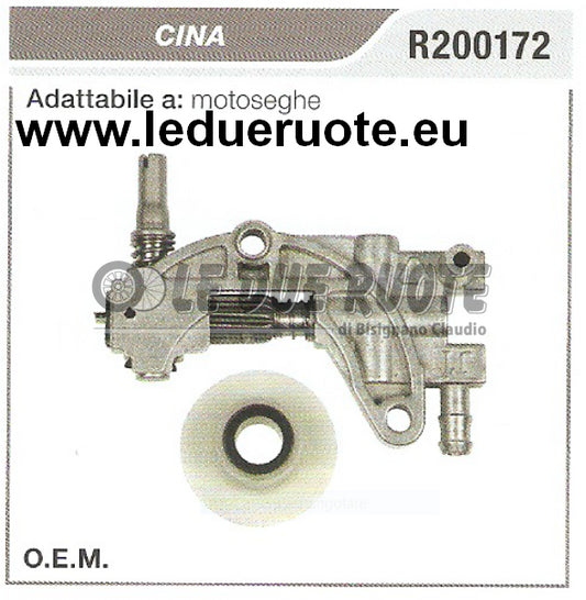 R200172 POMPA OLIO COMPLETA MOTOSEGA CINESE ALTA QUALITÀ