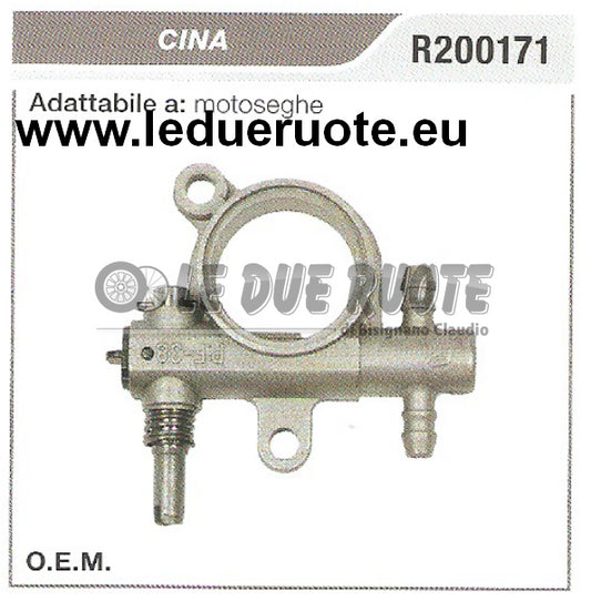 R200171 POMPA OLIO COMPLETA MOTOSEGA CINESE ALTA QUALITÀ