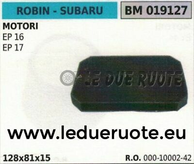 0001000242 SPUGNA FILTRO ARIA MOTORE ROBIN SUBAR EP16 EP17 128x81x15
