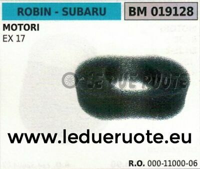 0001100006 SPUGNA FILTRO ARIA elemento filtrante MOTORE ROBIN SUBAR EX 17