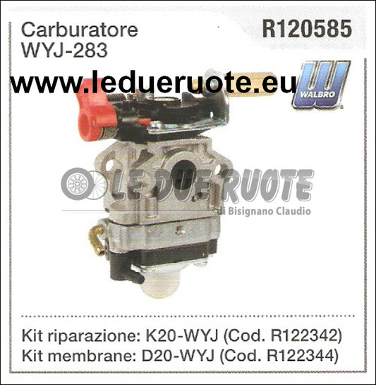 R120585 CARBURATORE A MEMBRANA WALBRO WYJ-283