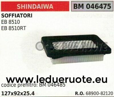 6890082120 FILTRO ARIA completo SOFFIATORE SHINDAIWA EB 8510 8510RT 127x92x25.4
