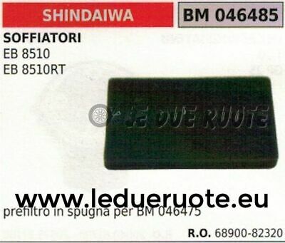 6890082320 SPUGNA FILTRO ARIA SOFFIATORE SHINDAIWA EB 8510 8510RT 127x92x25.4