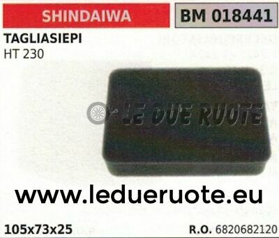 6820682120 SPUGNA FILTRO ARIA TAGLIASIEPI tosasiepi SHINDAIWA HT 230 105x73x25