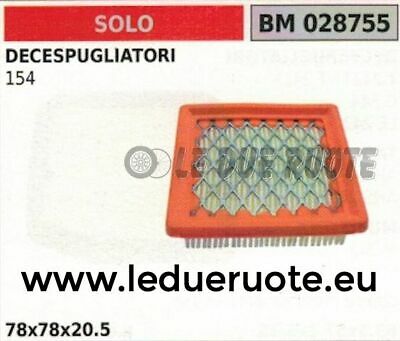 FILTRO ARIA COMPLETO DECESPUGLIATORE SOLO 154 78x78x20.5