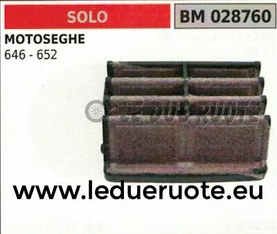 FILTRO ARIA elemento filtrante COMPLETO MOTOSEGA SOLO 646 652