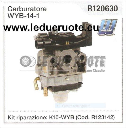 R120630 CARBURATORE A MEMBRANA WALBRO WYB - 14 - 1