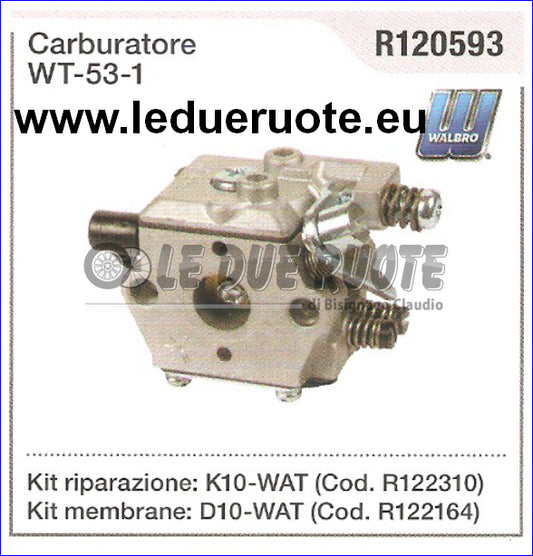 R120593 CARBURATORE A MEMBRANA WALBRO WT - 53 - 1