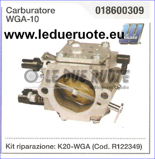 018600309 CARBURATORE A MEMBRANA WALBRO WGA - 10