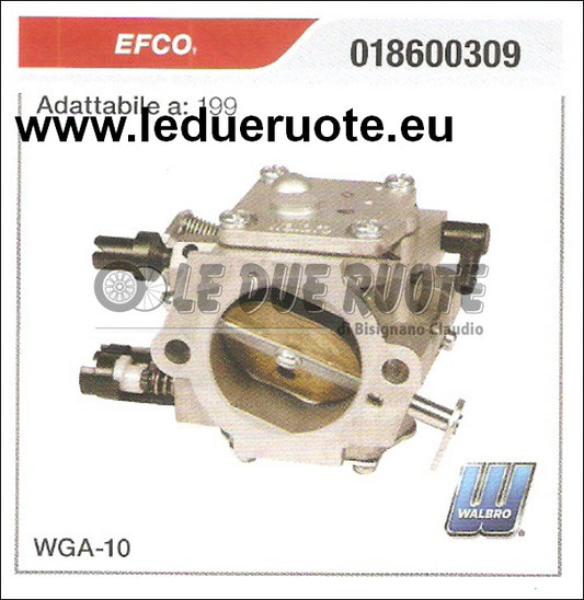 018600309 CARBURATORE A MEMBRANA WGA - 10 EFCO 199 WALBRO