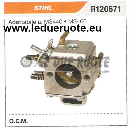 R120671 CARBURATORE A MEMBRANA STIHL MS440 MS460