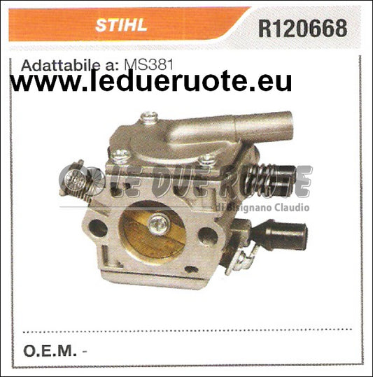 R120668 CARBURATORE A MEMBRANA STIHL MS381