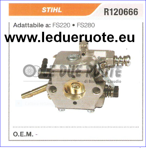 R120666 CARBURATORE A MEMBRANA STIHL FS220 FS280