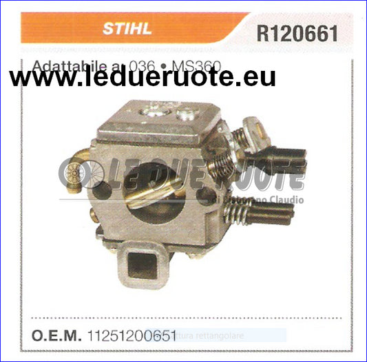 11251200651 CARBURATORE A MEMBRANA STIHL 036 MS360