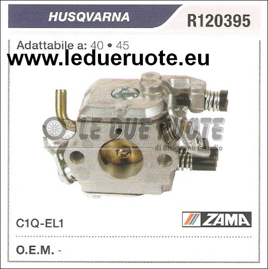 R120395 CARBURATORE A MEMBRANA C1Q - EL1 HUSQVARNA  40 45 ZAMA