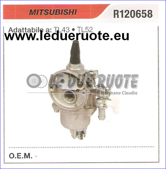 R120658 CARBURATORE A MEMBRANA MITSUBISHI TL43 TL52