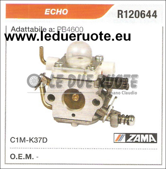 R120644 CARBURATORE A MEMBRANA C1M K37D ECHO PB4600 ZAMA