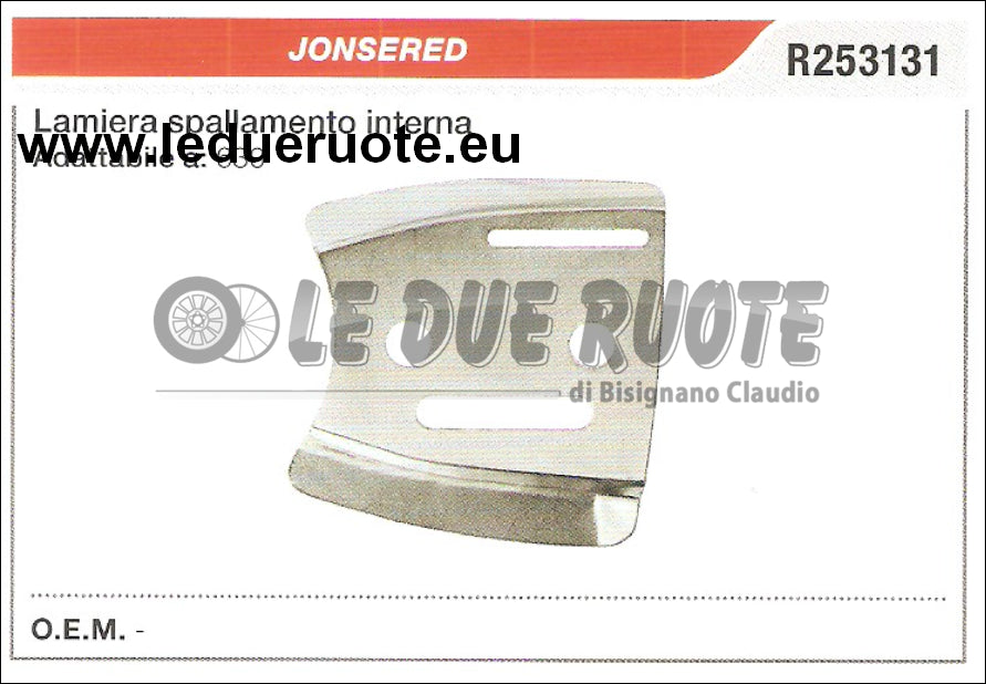 R253131 LAMIERA CATENA INTERNA JONSERED 630