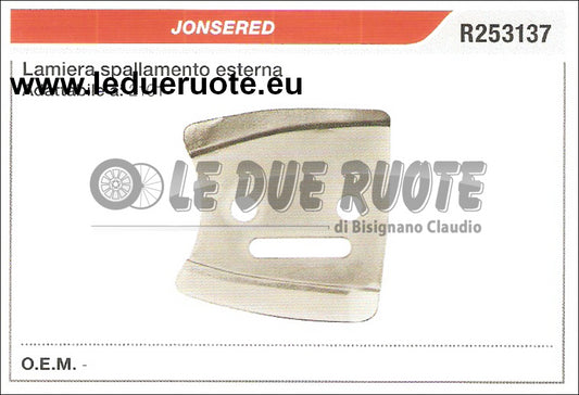 R253137 LAMIERA CATENA ESTERNA JONSERED 2101