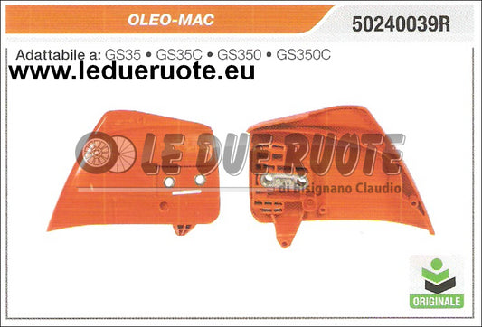 50240039R CARTER COPRICATENA MOTOSEGA OLEO MAC GS350C GS35 GS350 GS35C ORIGINALE
