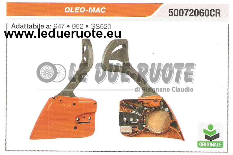 50072060CR CARTER COPRICATENA MOTOSEGA OLEO MAC 947 952 GS520 ORIGINALE