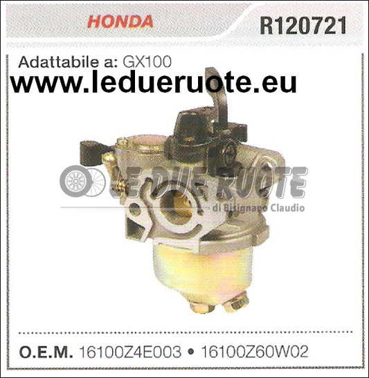 16100Z4E003 CARBURATORE A VASCHETTA HONDA GX100